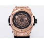 Replica Hublot Unico Sang Bleu Gold 1055ETA  Uhren Fakes 