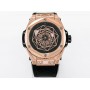 Replica Hublot Unico Sang Bleu Gold 1055ETA  Uhren Fakes 