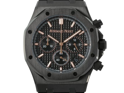 Replica Audemars Piguet Royal Oak Chronograph in Schwarzer Keramik: Eine Hommage an Innovation