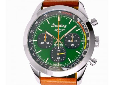 Breitling Top Time Deus mit grünem Zifferblatt