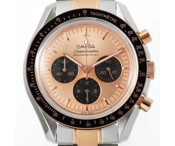 Elegante Replica Omega Moonwatch Professional Uhr in Sedna Gold