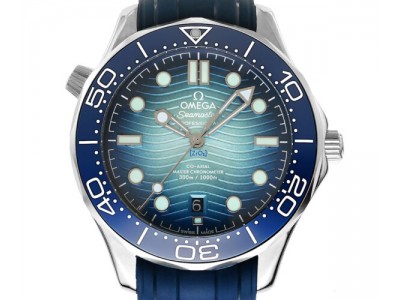 Omega Seamaster Diver 300M Kautschukarmband Replica Uhr 2024