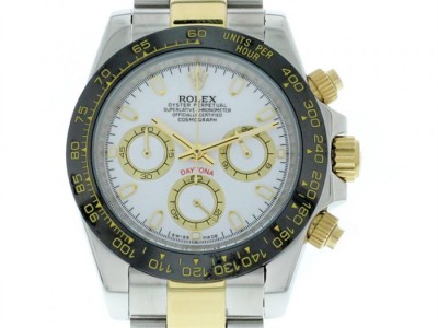 Rolex Replica Uhr Cosmograph Daytona Bicolor Weiss - Ein Meisterwerk der Präzision<