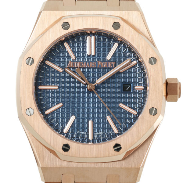 Audemars Piguet Royal Oak 15510or rosegold blau