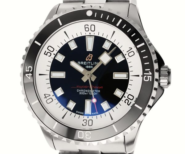 Breitling Superocean Automatic 44 stahl schwarz