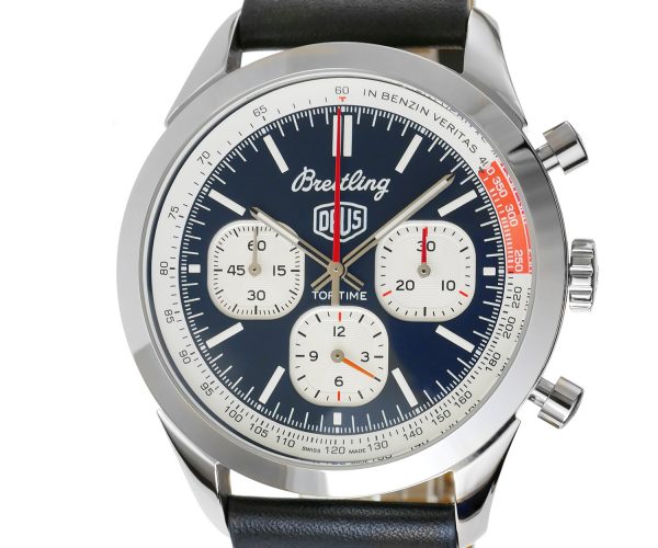 Breitling Top Time B01 Deus 41mm Stahl Zifferblatt Schwarz