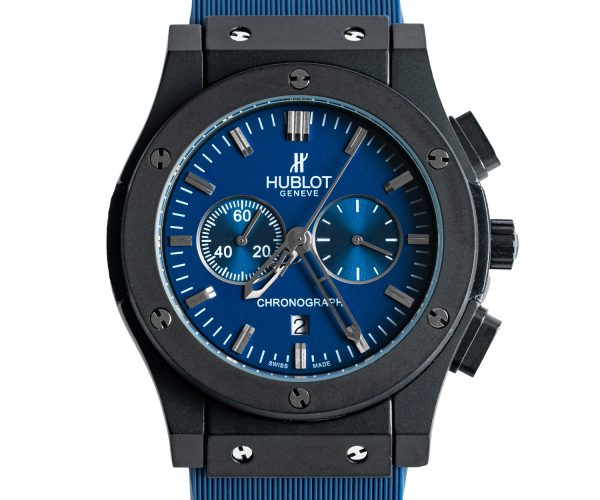 Hublot Classic Fusion Ceramic Blue Chronograph