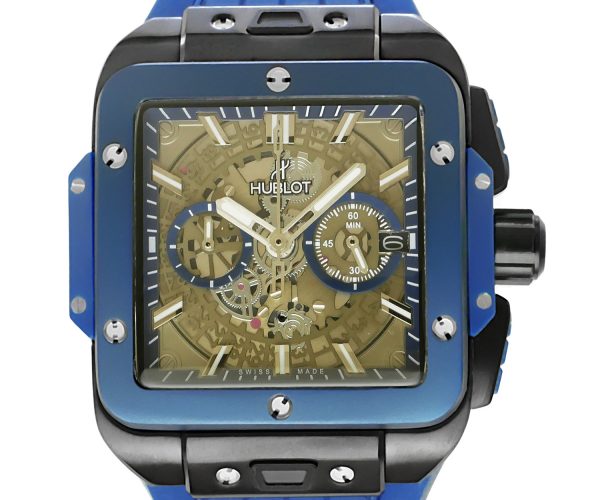 Hublot Square Bang Unico King blau