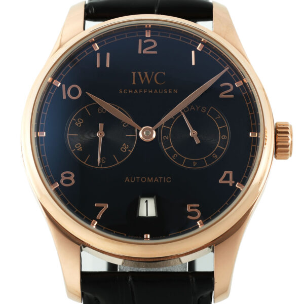 IWC Portugieser Automatic 42 rotgold Zifferblatt schwarz