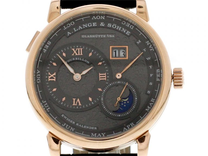 A. Lange & Söhne Lange1 Mondphase Rotgold schwarz/schwarz