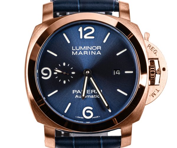 Panerai Luminor Marina Goldtech Sole Blu PAM01112