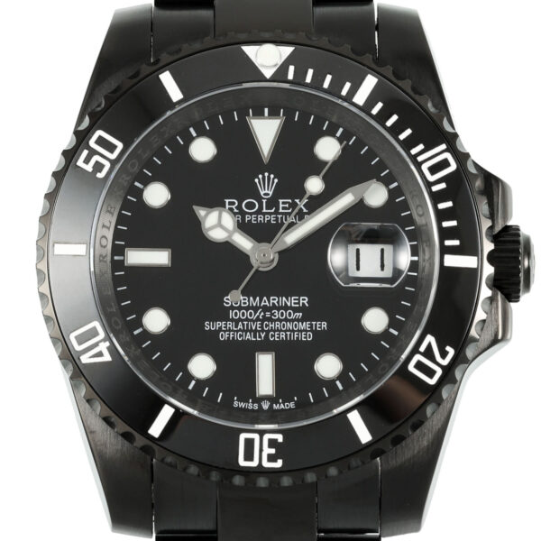 Rolex Submariner Date 41mm PVD/DLC schwarz