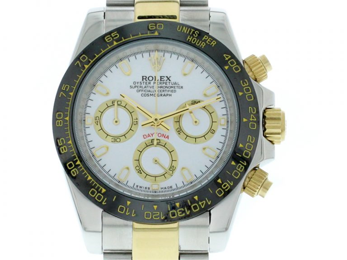 Rolex Replica Uhr Cosmograph Daytona Bicolor Weiss