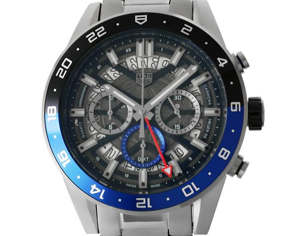 Tag Heuer Carrera Chronograph stahl blau